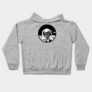 Skeleton Astronaut ∆∆∆ Outer Space Horror Artwork Kids Hoodie